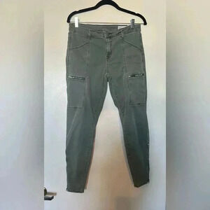 Pistola Jeans in Olive Green in Size 29